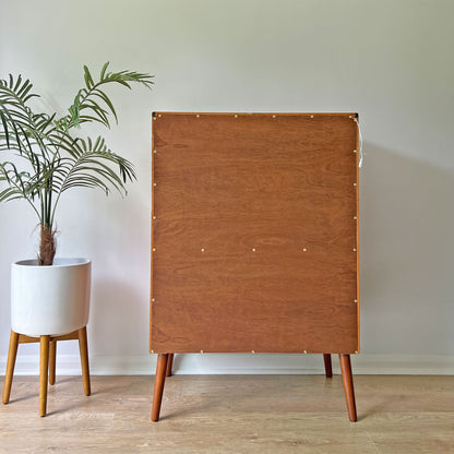 Vintage Mid Century G Plan Fresco Drinks Cocktail Cabinet on Wooden Legs